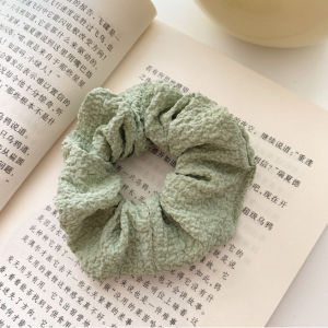 Scrunchie Gelombang Polos KOREA / Ikat Rambut / Kuncir Rambut / Accesories kepala /Scrunchies murah