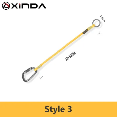 Xinda Dây Leo Núi Chống Mất Dây Đàn Hồi Dụng Cụ Độ Cao Dây Có Thể Thu Vào Chống Rơi Khóa Treo Dây Bỏ Lỡ