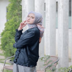 RICIS BY KHAYRA - Maru Blouse Bahan Katun Madinah Baju Blouse Atasan Gaya Kasual Outfit Ricis