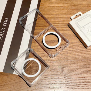 เคสโทรศัพท์พีซีแบบแข็งบางเฉียบ สำหรับ Samsung Galaxy Z Flip 3 4 5 6 Z Fold 3 4 5 6 หวนกันกระแทกฝาหลังเคส