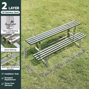 Habitate Stainless Steel Rack Stainless Steel Stand Flower Stand Flower Pot Stand Garden Rack#ZWL11