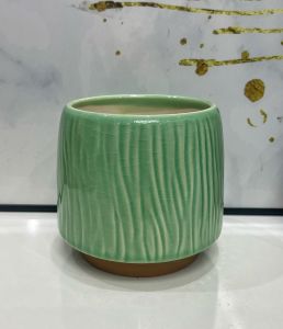 Chậu gốm sứ để bàn 13x3cm thích hợp trồng cây kiểng mini