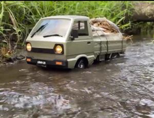 Rc SUZUKI Carry Pickup WPL D12  RTR full Proportional Rc Car Skala 1:10 Diecast Mobil Remot Pajangan