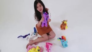 20/50CM Cute plush toy Rainbow Horse Unicorn Toys Cartoon My Littles Ponys Doll Stuffed Plush Soft Doll Childrens birthday gift for Toys for Girls