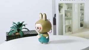Labubu figurine pendant pop culture press toy decorative item cute gift for girl stress relief toys adult 变脸玩具
