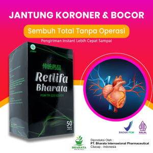 Obat Jantung Koroner Jantung Bengkak Retlifa Bharata Paling Ampuh 100% Asli Bergaransi BPOM Halal