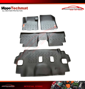 Mitsubishi Destinator Hippo Techmat Basic Deep Dish Floor Matting TPV Waterproof 3 Rows