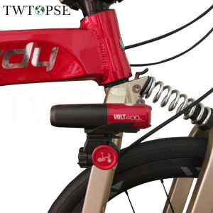 TWTOPSE Full Alloy Cycling Bike Bicycle Headlight Mount for Front Fork fit Birdy 1 2 3 Folding Bike Flash Light Lamp Peg Mount Bracket New Classic P40
