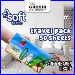 SOFT HEAVEN Tissue 50 Sheets 120 Sheets 2 ply Tisu Wajah Tisu Serbaguna Tisu Kering