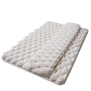MAOMEI HOUSE Thoải mái Thảm phòng tắm xù xì vải flanen Thoáng khí Đa năng Thảm sàn phòng tắm thấm nước Chất lượng cao Dày Thảm phòng tắm sang trọng Phòng khách