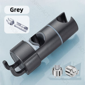 SG Ready Stock Chrome Shower Stand Rail Sliding Bathroom Shower Room Adjustable Shower Head Stand Wall-Mounted Shower Head