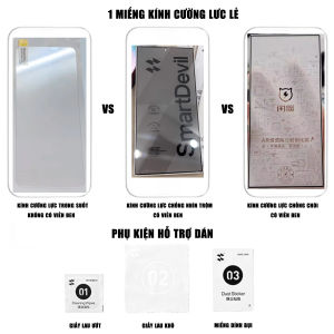 Kính cường lực Samsung Galaxy S24 Ultra / S25 Ultra chống chói AR Anti-Reflection trong suốt chống nhìn trộm full màn hình nhận vân tay Smart Devil