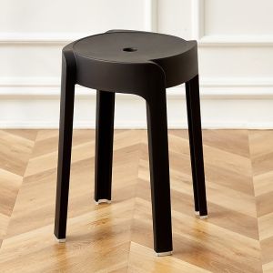 OUTDOORMORE Nordic Style Plastic Stool Thinked Dining Chair Durable Plastic Chair Monoblock Chair