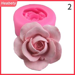 Heabety  3D hoa hồng hình dạng Silicone fondant xà phòng bánh KHUÔN CUPCAKE nướng công cụ