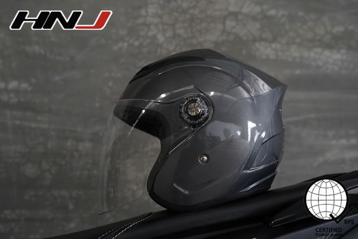 HNJ A4-003 Motorcycle Helmets Half Face for womens single Visor motors  helmet with mens