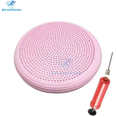 SG Stock.aron Yoga Balance Pad Anti-Slip PVC Wobble CushionInflatable Wobble Balance Pad