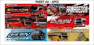 Stiker Logo Bus Basuri Viral Murah