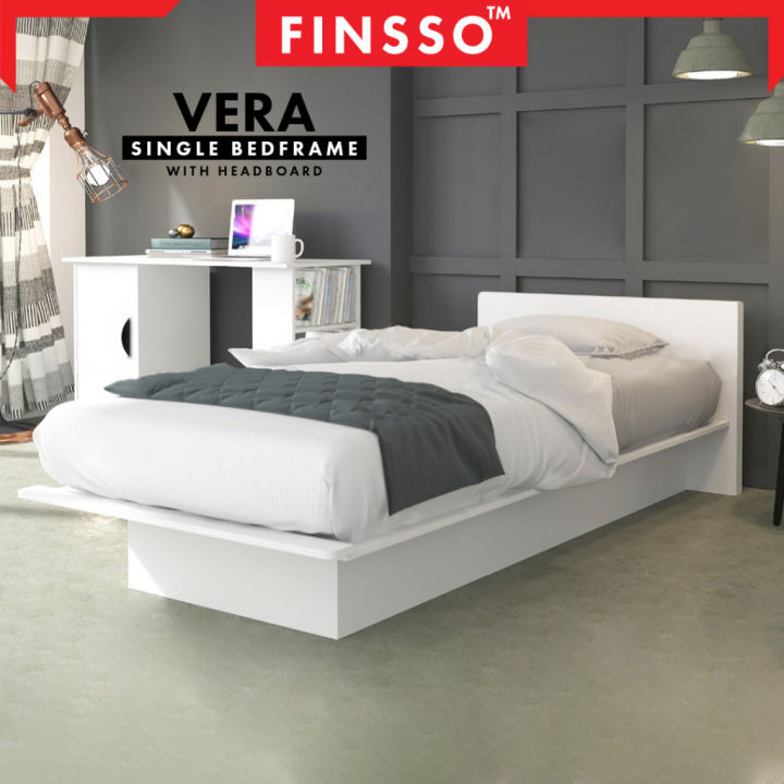 FINSSO VERA SINGLE BED FRAME Single Bed Frame Japanese Zen Platform Bed Katil SINGLE BED FRAME Lazada Lazada