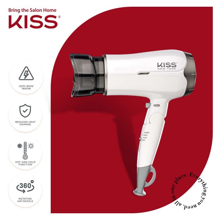 KISS Mega Air 360 1600w Ionic (Foldable)