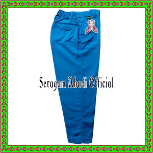 Celana Panjang Karet Famatex Ungu & Biru Benhur Seragam Abadi.