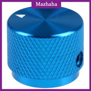 Mazhaha ตัวเข้ารหัสโพเทนชิโอมิเตอร์แบบหมุนโลหะอลูมิเนียมกลึงแข็งปุ่มควบคุมระดับเสียง
