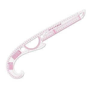 3250 Plastic DIY Sewing Ruler Multifunctional French Curve Ruler Clothing Sample Cutting Ruler Sleeve Curve Ruler Measurement