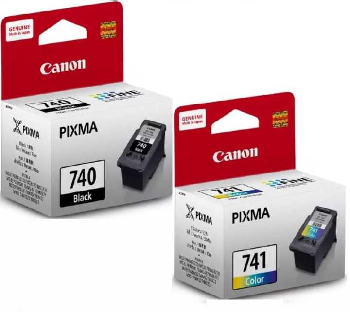 Tinta Canon PG 740 Black + CL 741 Color Cartridge for printer MG2170