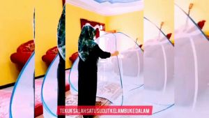 Kelambu tidur anti nyamuk lipat dewasa ukuran 180 kali 200 tebal jumbo kelambu butterfly anti nyamuk jumbo