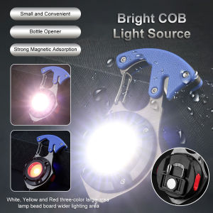 [Còn Hàng]virwir Móc Khóa Mini Siêu Nhỏ Đèn Pin Led Đèn Led COB Mini 7 Chế Độ Chiếu Sáng Đa Năng Có Thể Sạc Lại Đèn Nháy Móc Chìa Khóa Bỏ Túi USB Cho Cắm Trại Ngoài Trời Đèn Nhỏ Móc Khóa Nút Chai 10000LM