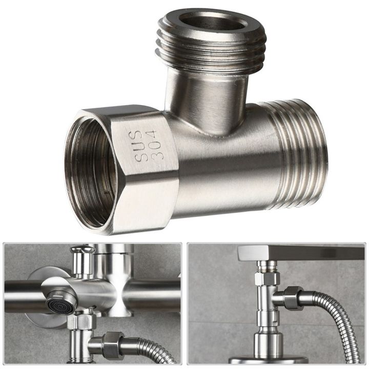 Diverter Valve Toilet 304 Stainless Steel T Adapter G1 2 T Valve For