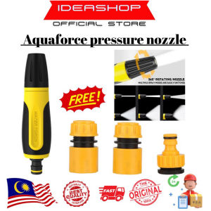 【Ideashop】Aquaforce High Pressure Water Gun - Adjustable Metal Spray Gun  for Home & Car Wash Jet Sprinkler Hose Nozzle