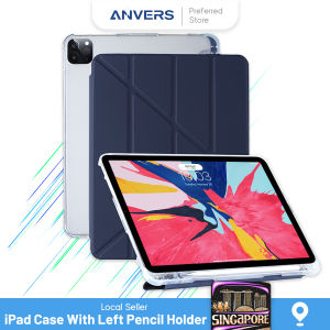 Anvers iPad Case with Pencil Holder Compatible with iPad Pro 11/13 (2024) Air 6/5/4/3 10th/9th/8th/7th Gen Mini 7/6