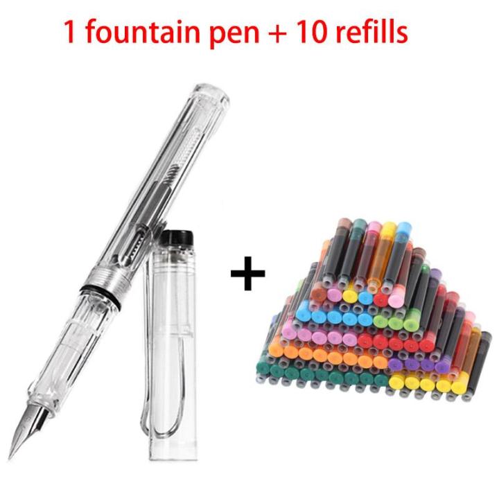 Color Available Fountain Pen Transparent ins Style