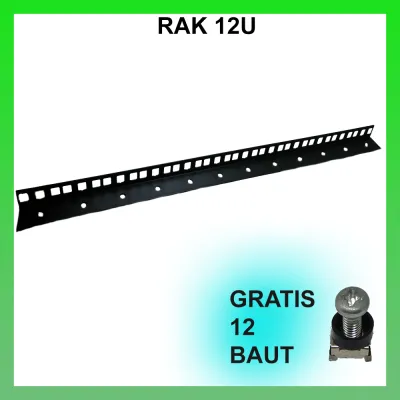 Rack Audio 12U List Hardcase Box Hardcase Rak sound System Bracket 1 SET ISI 2 PCS