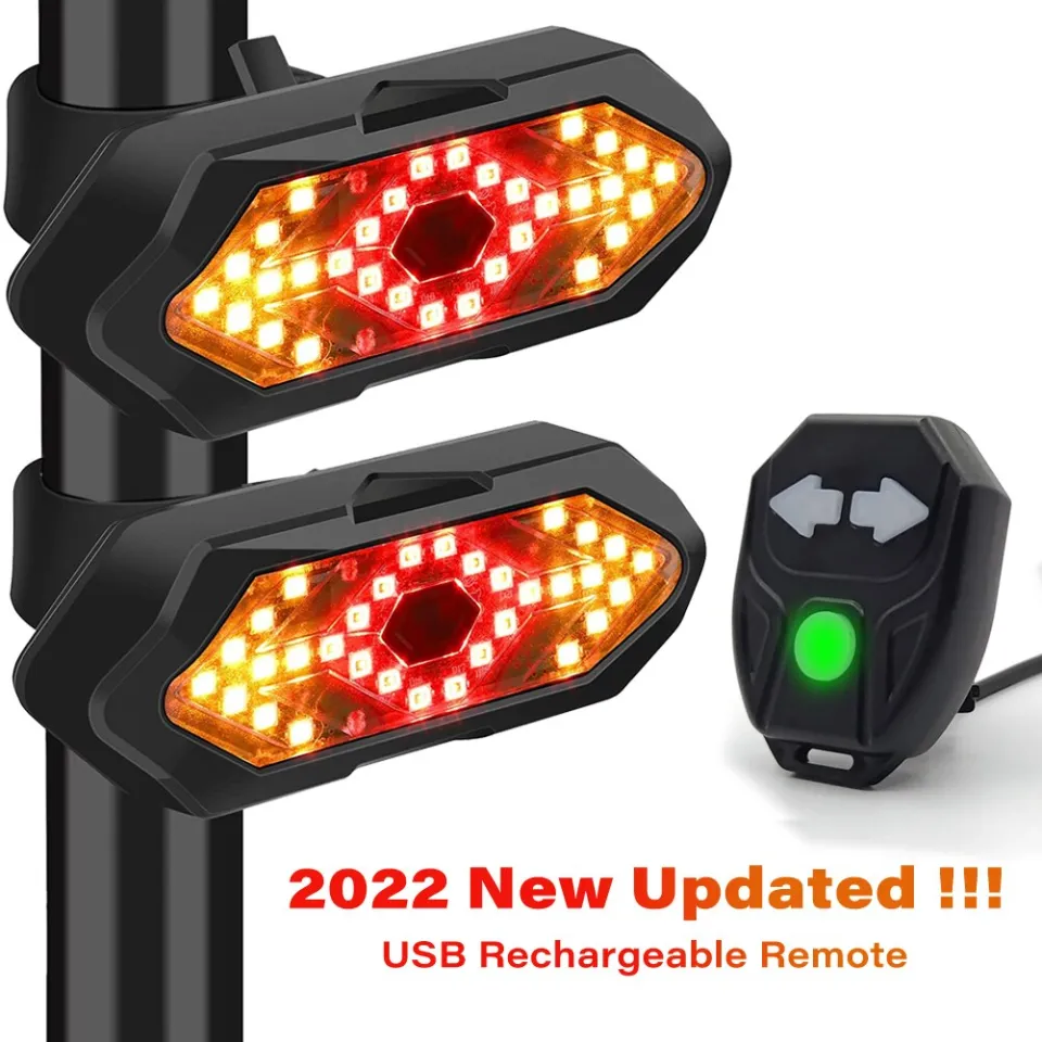 Front and rear 2024 bicycle turn signals