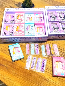Capybara Plaster Luka Comel Kanak Kanak Pelekat Luka Tahan Air Kartun Kuromi Pelindung Luka Murid Sekolah Sanrio Kuromi Band Aid Box Plasters 10 Patches Students Kids Waterproof Breathable 三丽鸥库洛米创可贴盒装10贴学生儿童防水透气创可贴伤口贴止血贴 H063