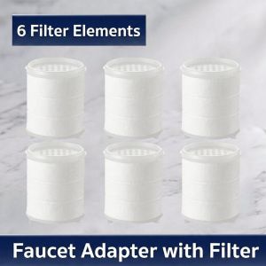 Faucet Aerator Kepala Paip Air Kitchen Sink 22mm Thread Dual Mode 360 Rotating High Pressure Spray Splash-Proof Stream