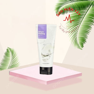Tẩy tế bào chết mặt The Face Shop ngọc trai Hàn Quốc Smart Peeling White Jewel 120ml
