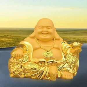 [𝙂𝙞𝙖́ 𝙍𝙚̉] Tượng Phật Di Lặc Maitreya Mạ Vàng Để Taplo Ô Tô Bàn Làm Việc Mang Tới May Mắn Tài Lộc  Bình An