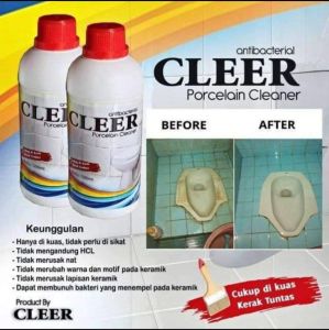PEMBERSIH KERAK KERAMIK KAMAR MANDI 500 ML ( free kuas dan sarung tangan )