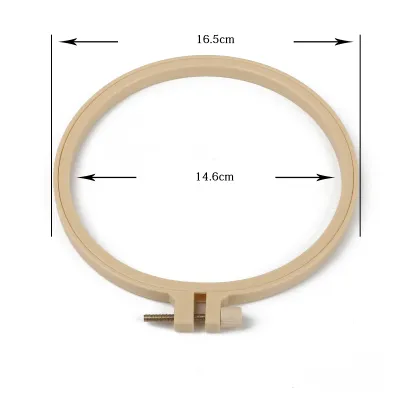 8-25cm Plastic Frame Embroidery Hoop Ring Cross Stitch Chinese Traditional Circle Loop Hand Household Sewing Tools for DIY Cross Stitch Needle Craft Tool