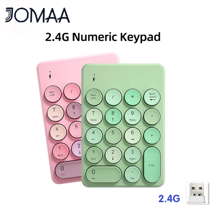 JOMAA 2.4G numeric keypad 2.4G wireless digital keypad Mini Numeric ...