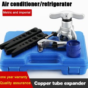 【Best selling】Flarings Tools Set Eccentric Flaring Tool Set Water Gas Brake Line Application Tubing inch 45 Degree Angle Eccentric Cone Type Flaring Tool Flaring Tools Heavy Duty