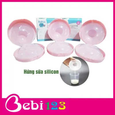 Hộp 2 dụng cụ hứng sữa Babuu Nhật Bản tiện lợi cho mẹ