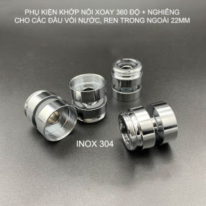 Phụ kiện khớp nối xoay 360 độ và nghiêng đa năng cho các vòi nước bằng inox 304