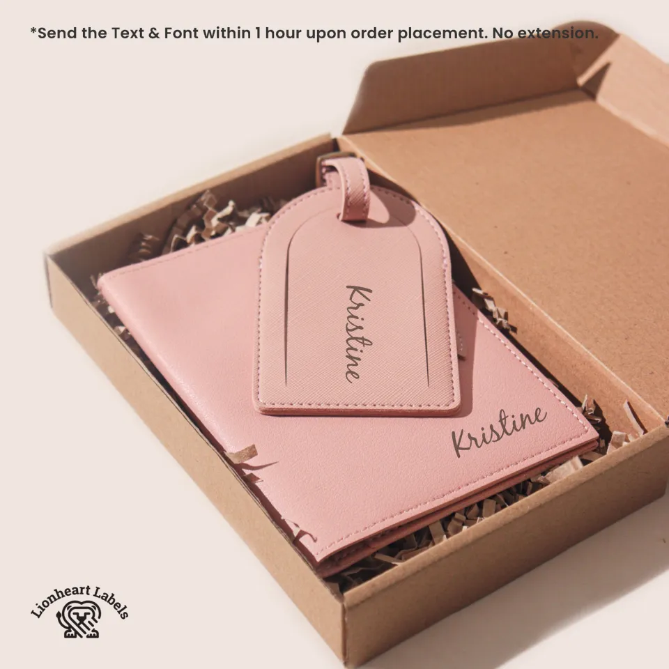 Personalised Passport Passport Holder Set Bridesmaid Gifts