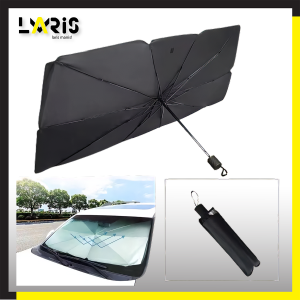 Payung Kaca Mobil Anti Panas Umbrella Sunshade 145C X 79CM Pelindung Kaca Depan Mobil HM084