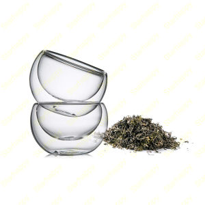 STAR Teko Set Kaca 8 in 1: Gelas Set untuk Meja Makan & Ketel Teh Infuser Kaca
