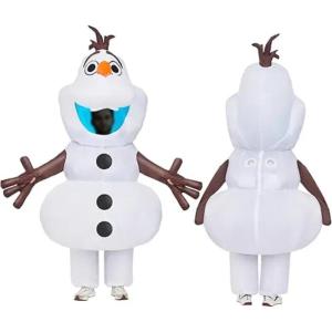 Christmas Olaf Inflatable Costume Fun Snowman Cosplay Blow Up Costume Christmas Carnival Theme Party Funny Performance Suit Prop2026