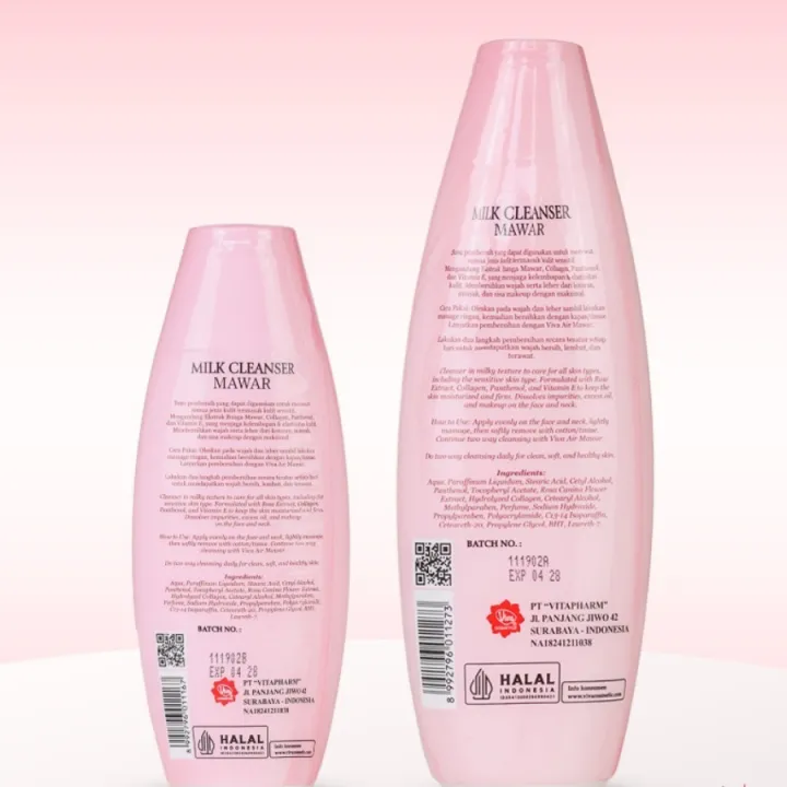 VIVA%20Milk%20Cleanser%20Mawar%20Ekstrak%20Bunga%20Mawar%20%7C%20100ml%20200ml%20BY%20LIONA%20-%20Image%202